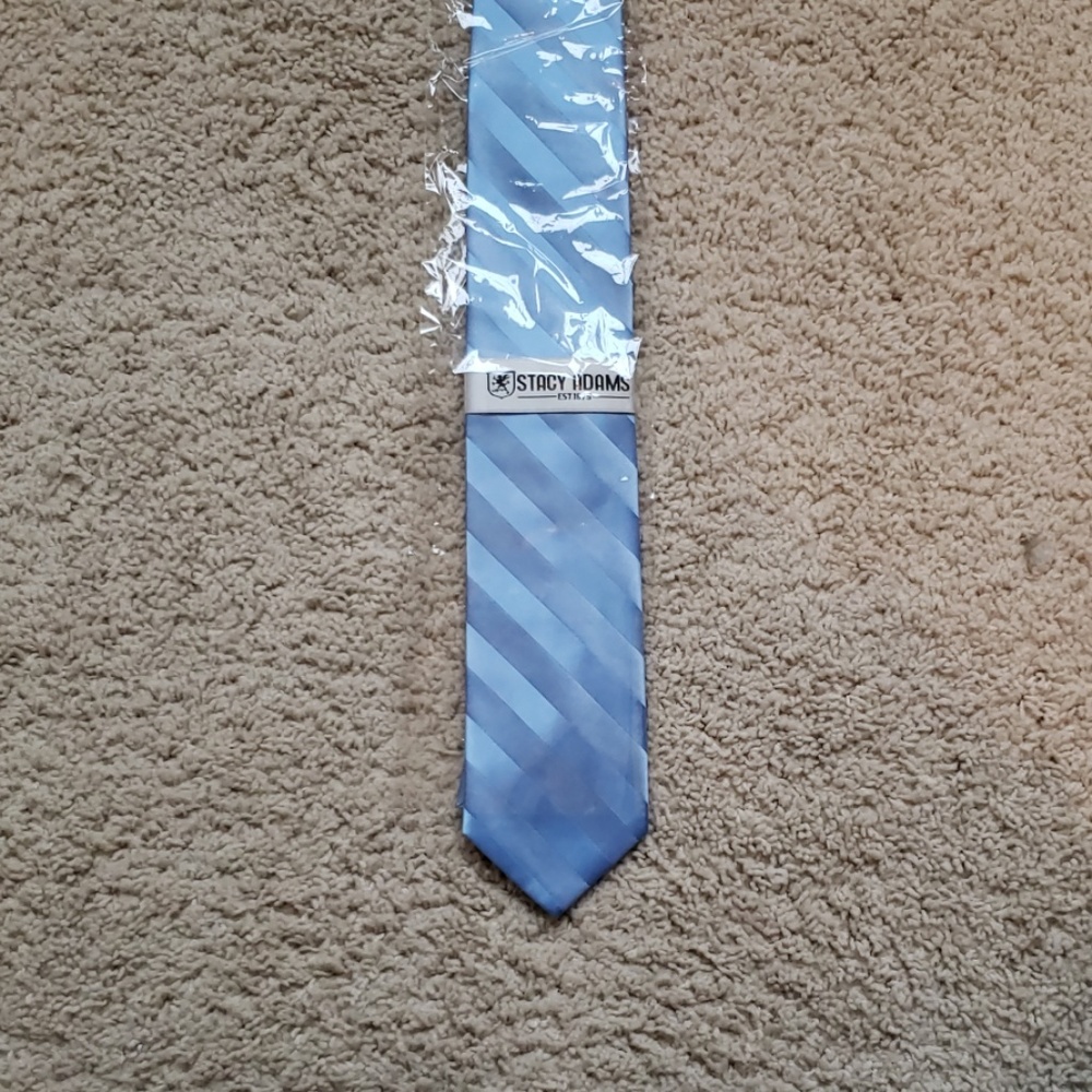 Stacy Adams light blue tie